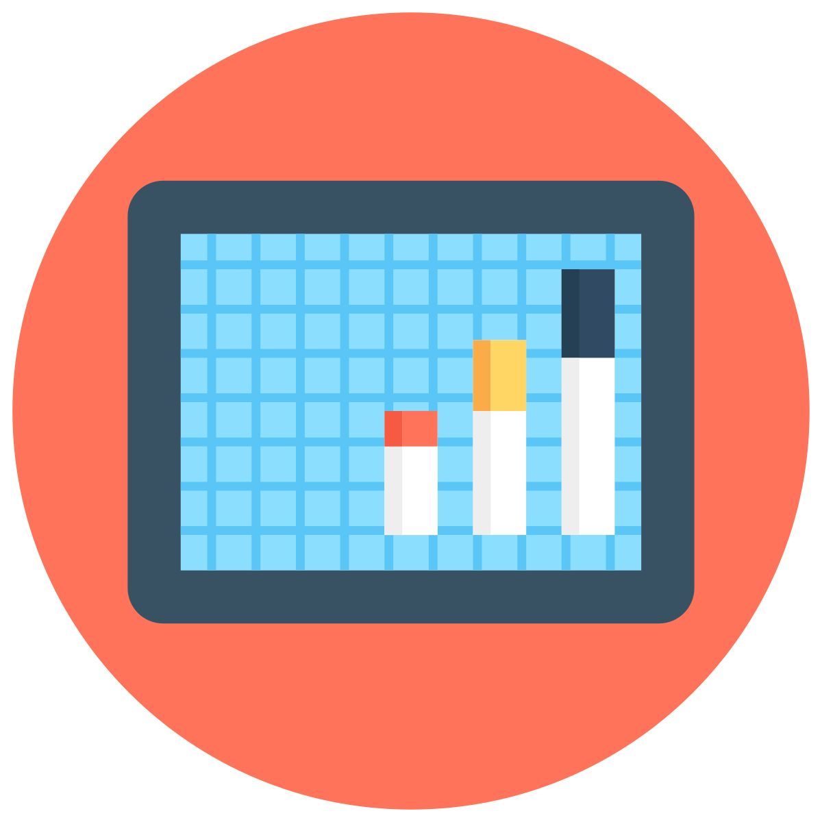 graph screen icon