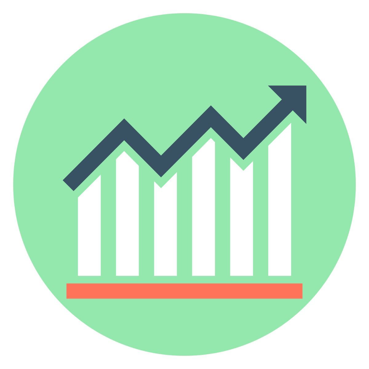 growth chart icon