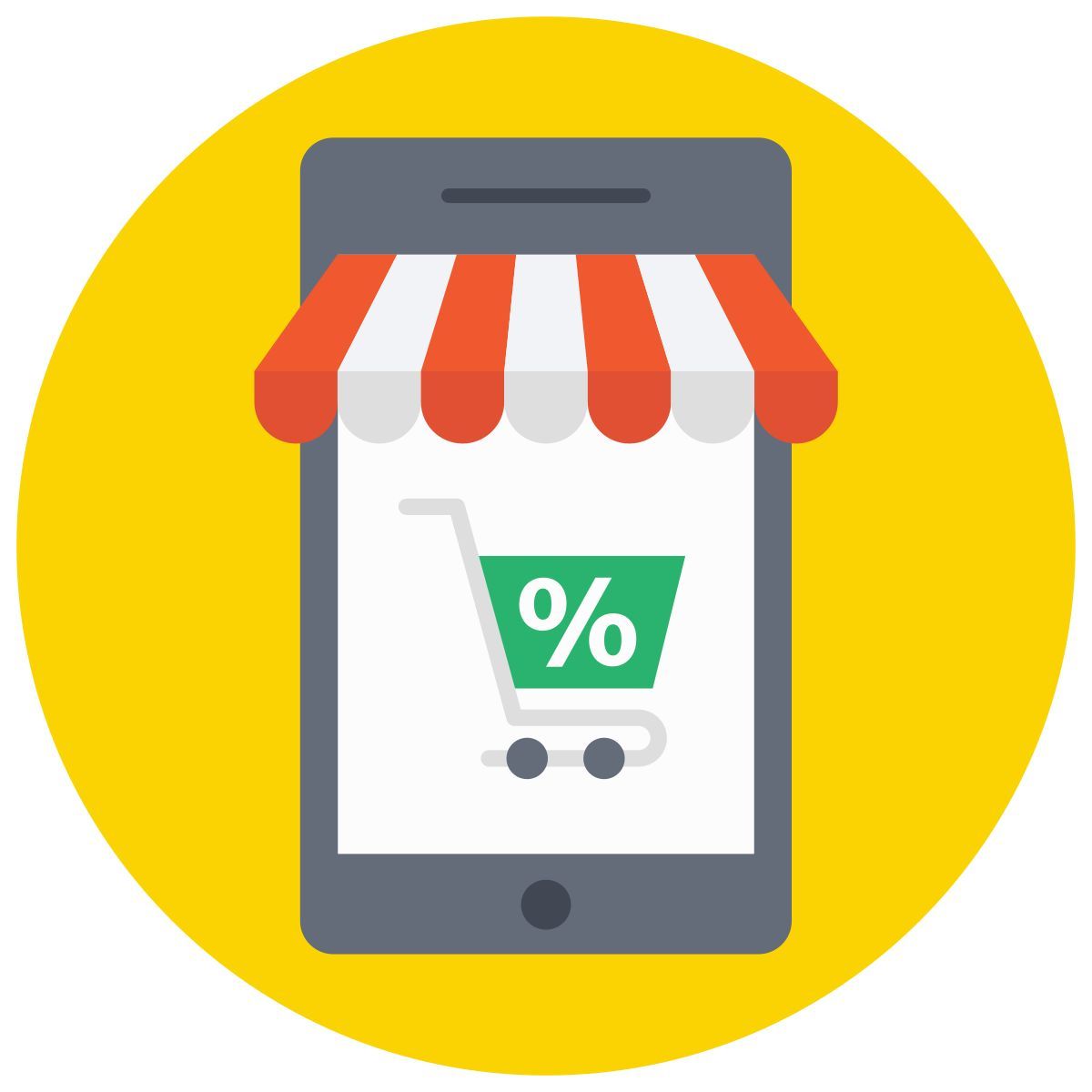 comercio móvil icon