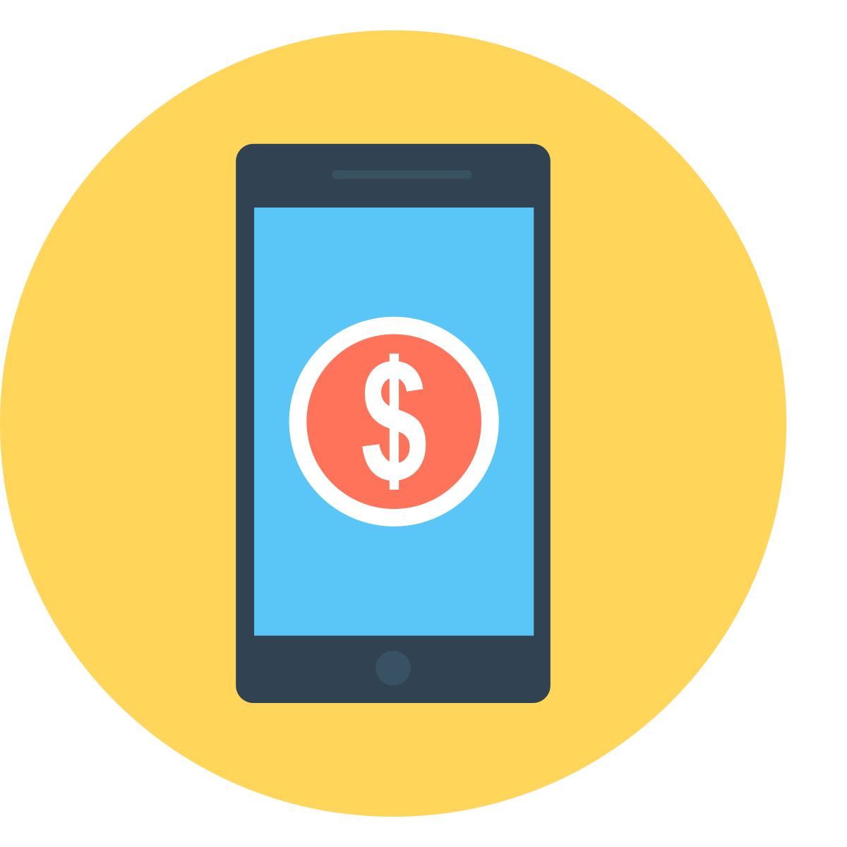 mobile banking icon