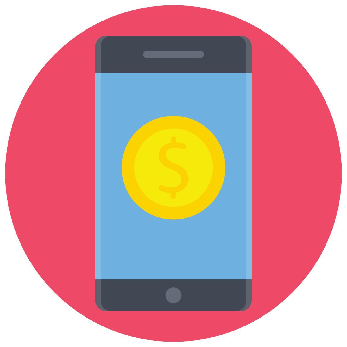 Pagamento tramite cellulare icon