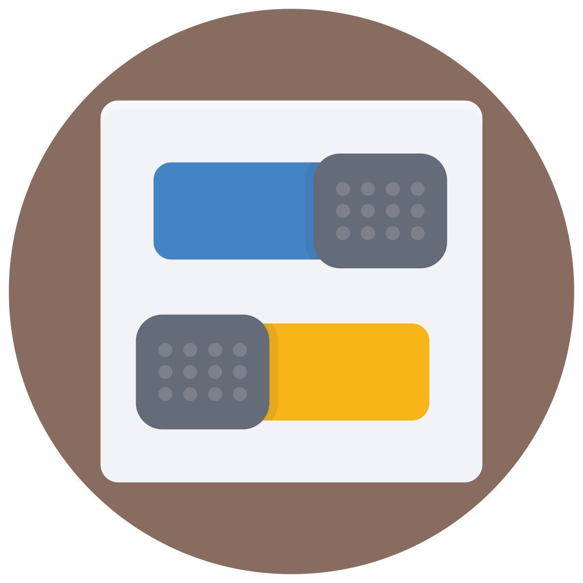 botões de alternância icon