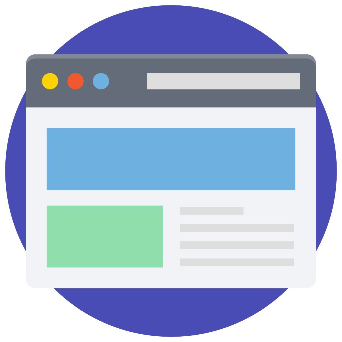 web layout icon