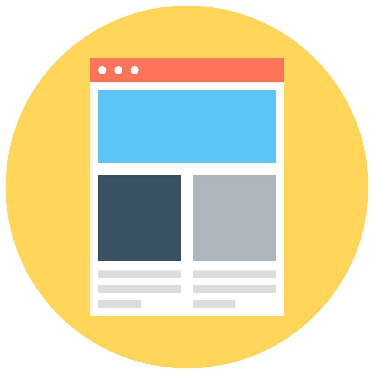 web layout icon