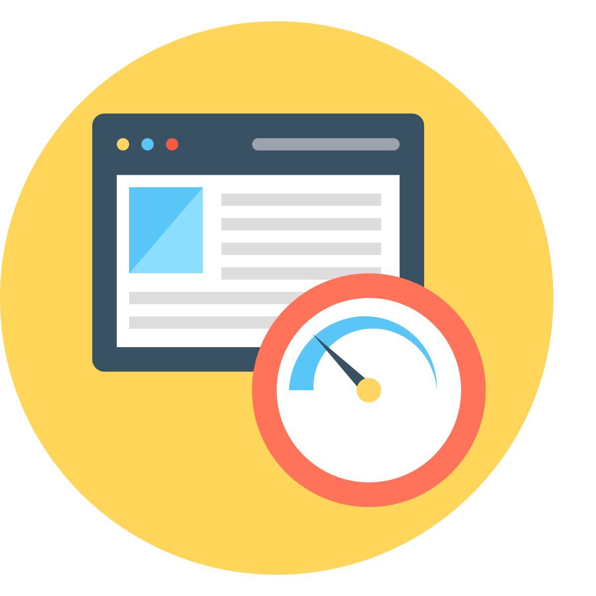 website speed icon