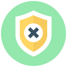 external Cancel-Protection-web-and-networking-flat-circle-design-circle icon