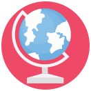external Table-Globe-seo-and-web-flat-circle-design-circle icon