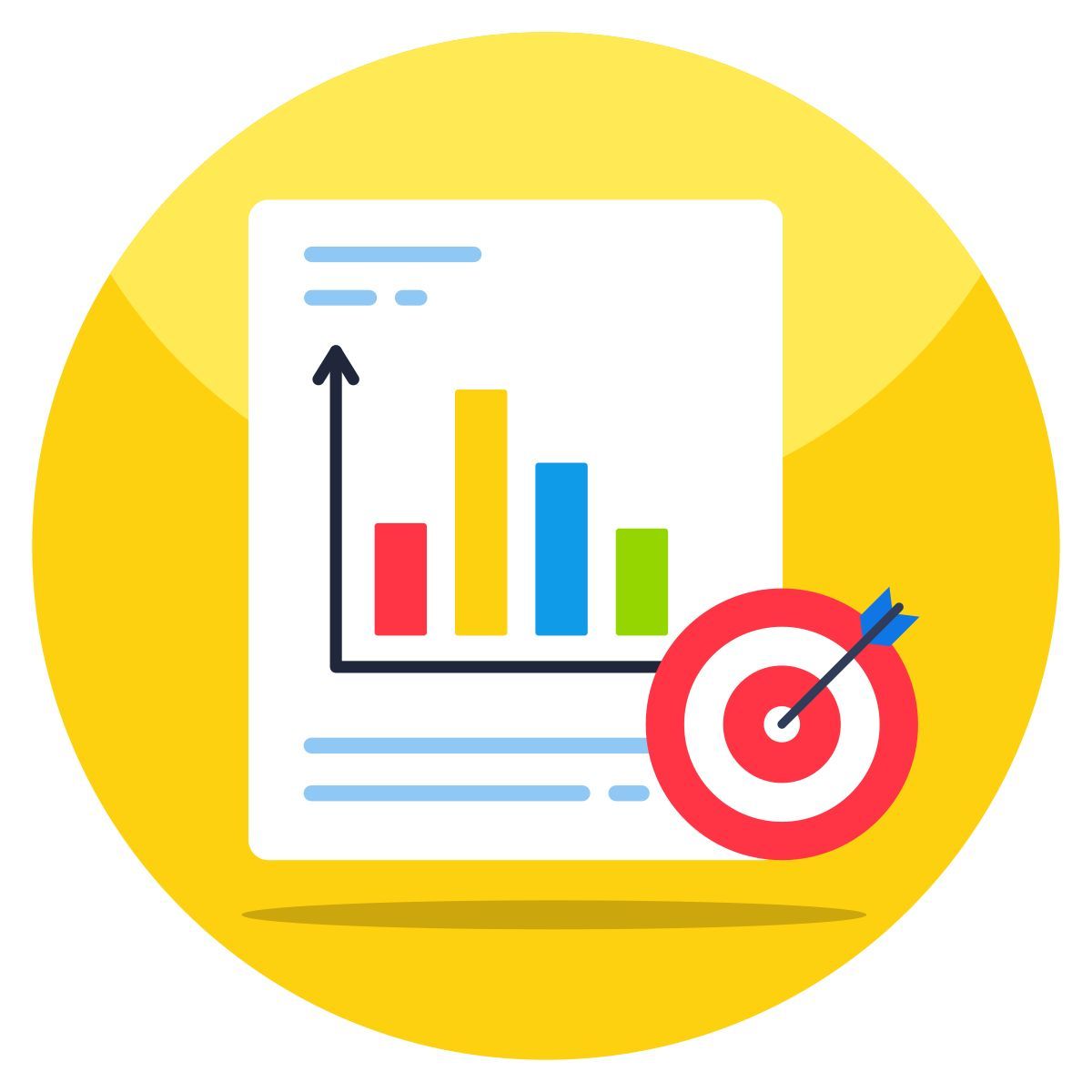 Objectif du rapport d'activité icon