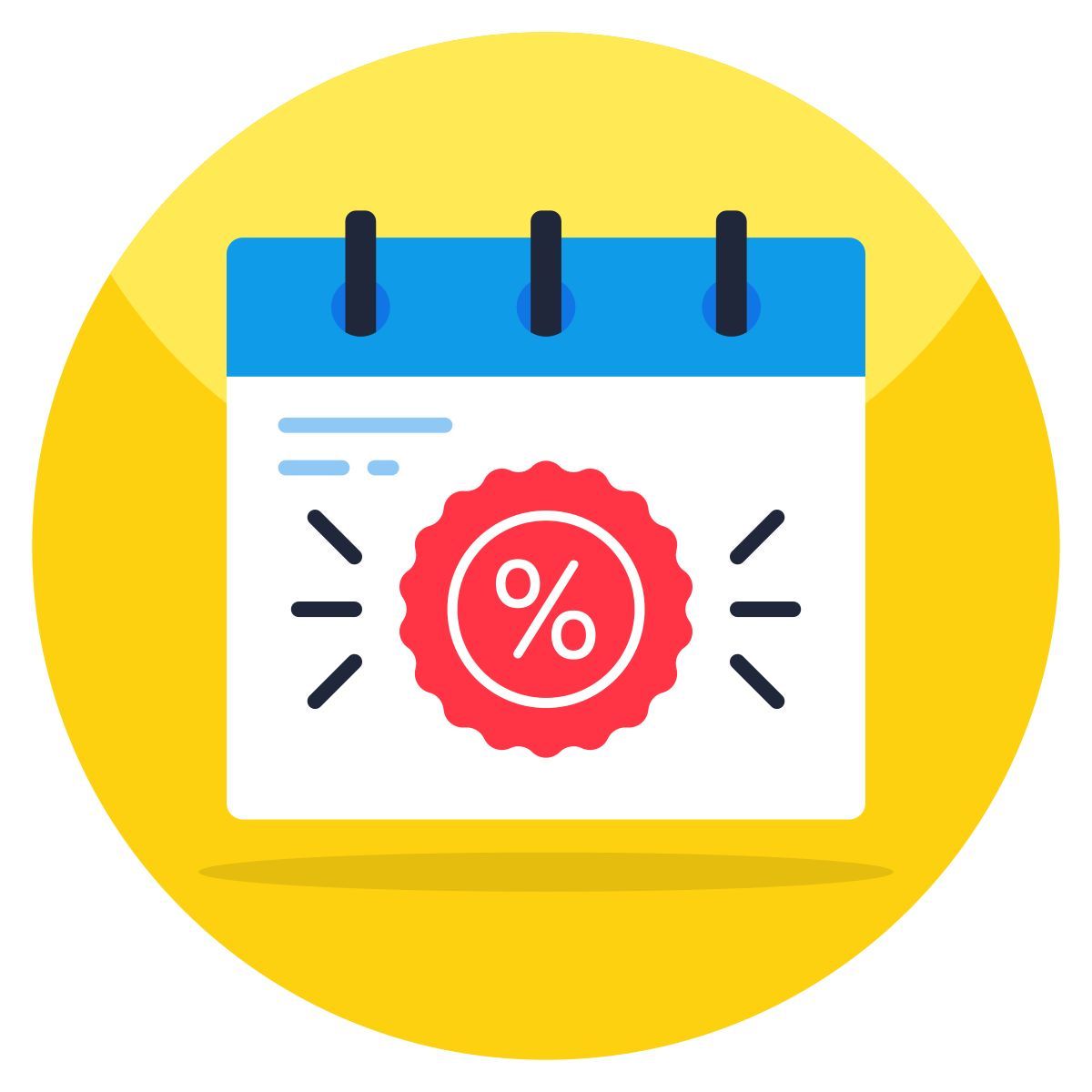 discount schedule icon