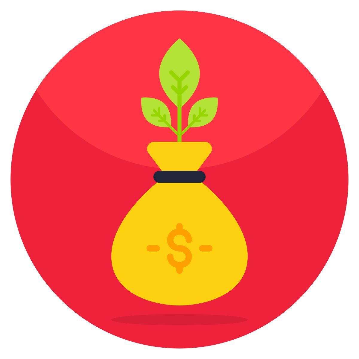 dollar plant icon