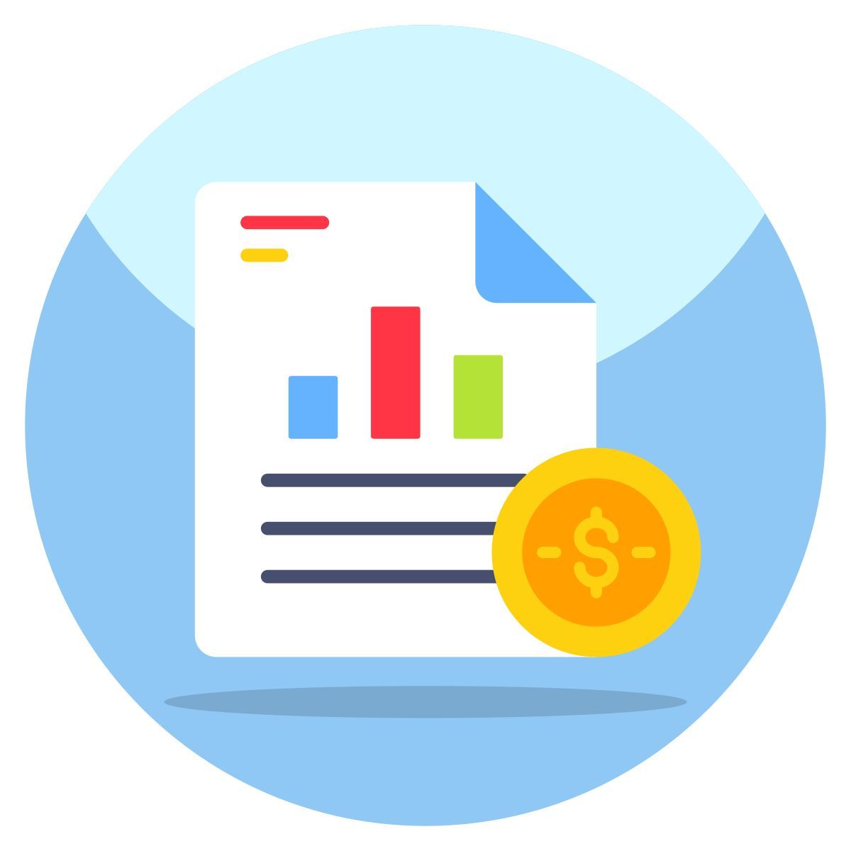 financial report icon