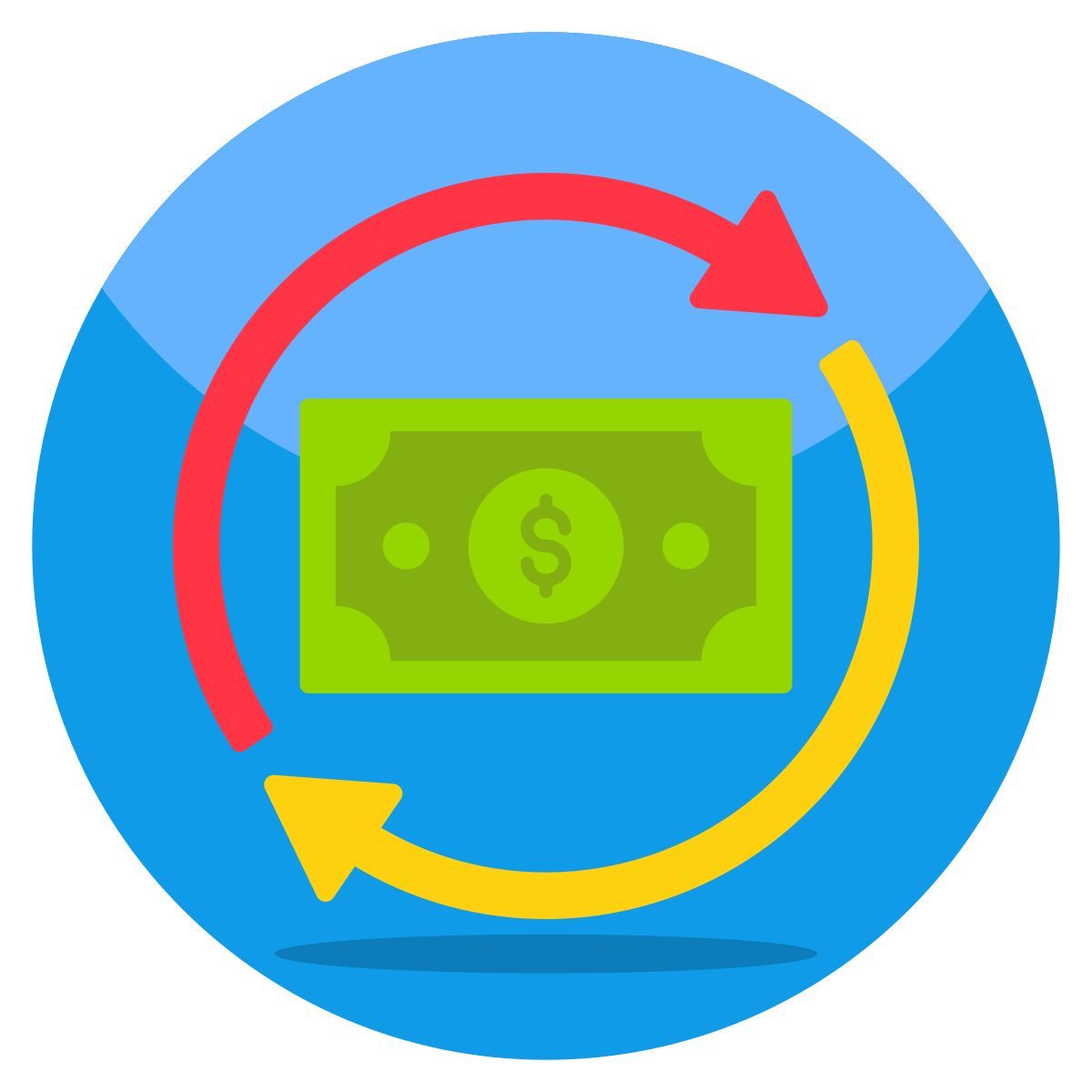 financial rotation icon