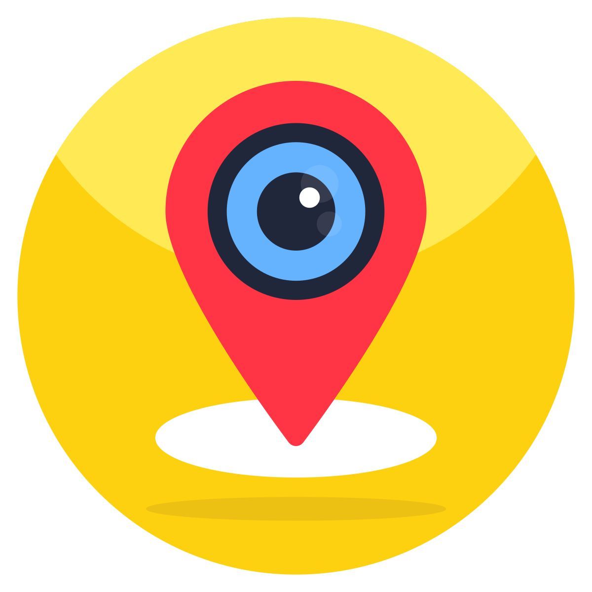 location visualization icon