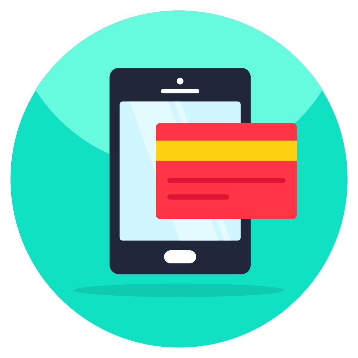 mobile card payment icon