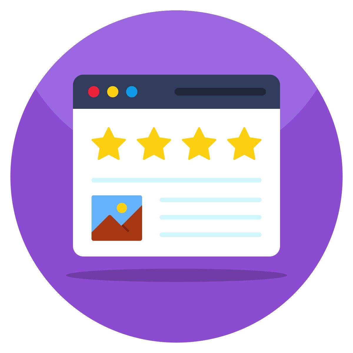 calificaciones de contenido en línea icon