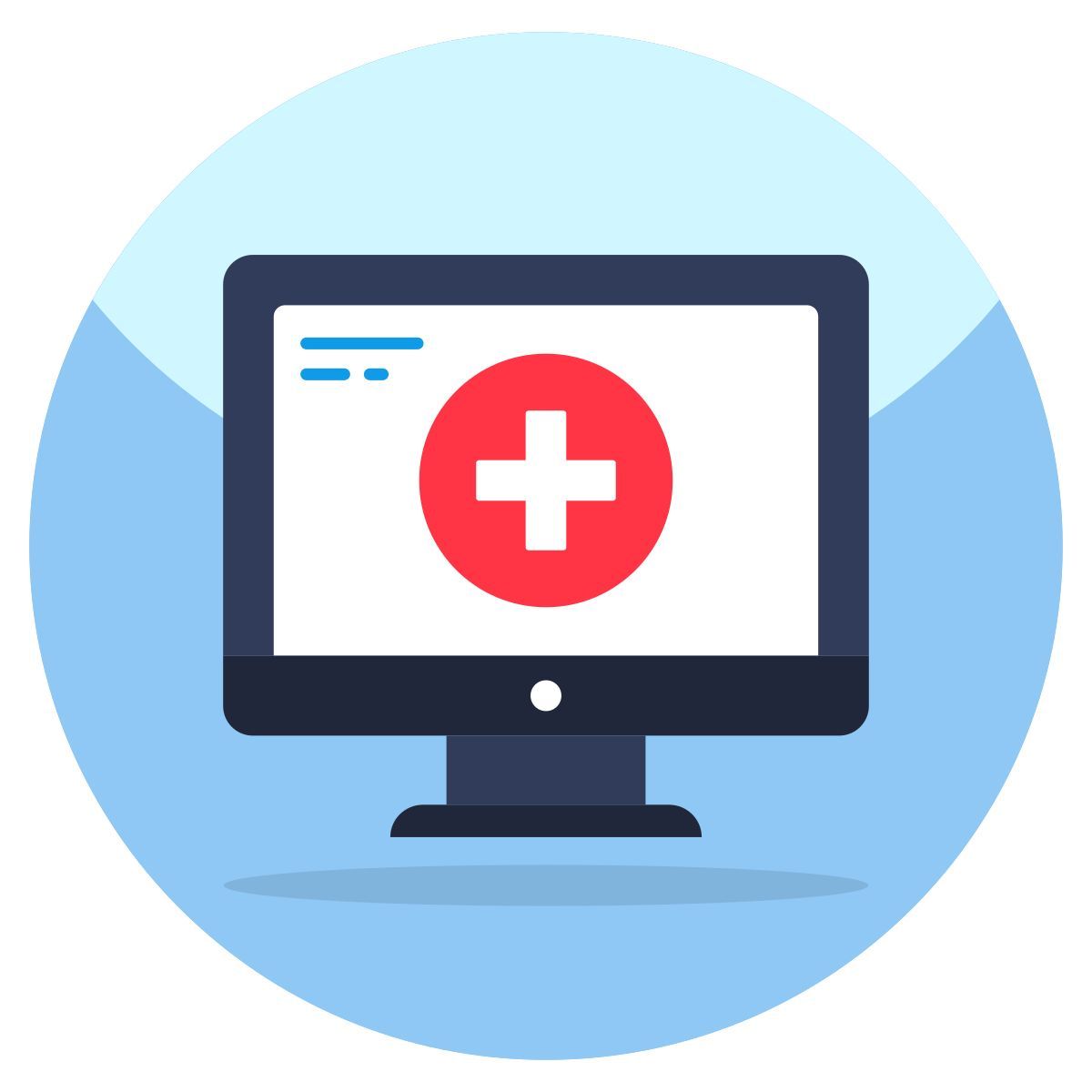 assistenza sanitaria online icon