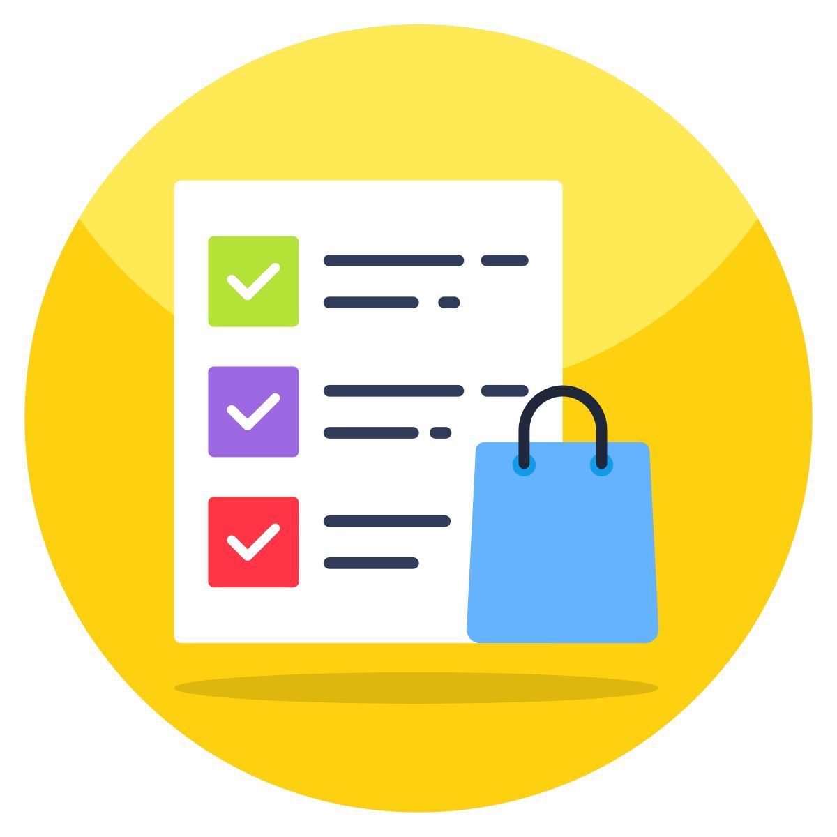 shopping list icon