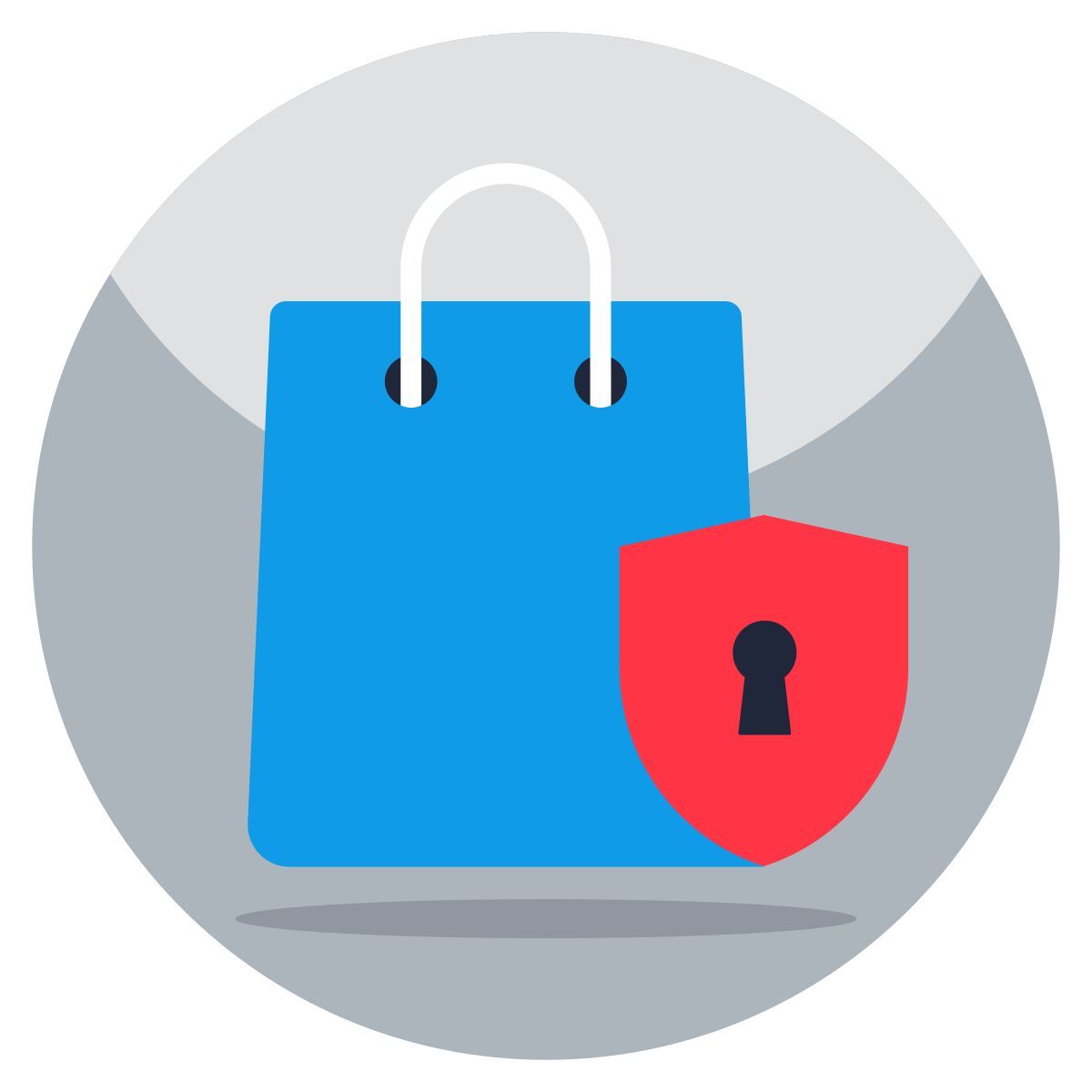 shopping security icon