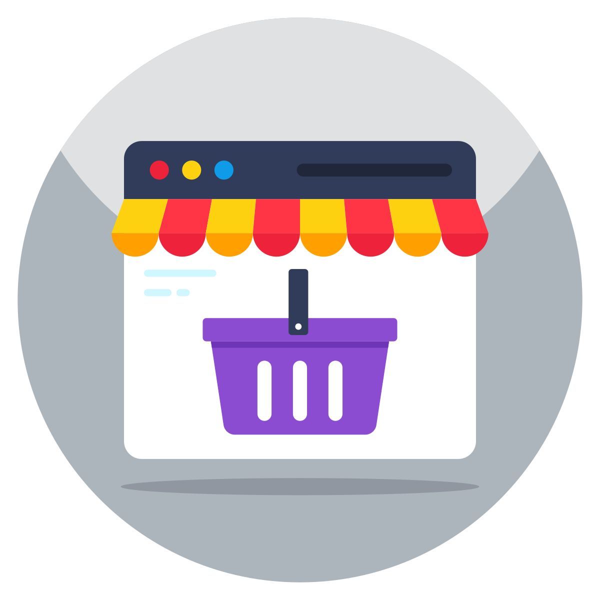 shopping website icon