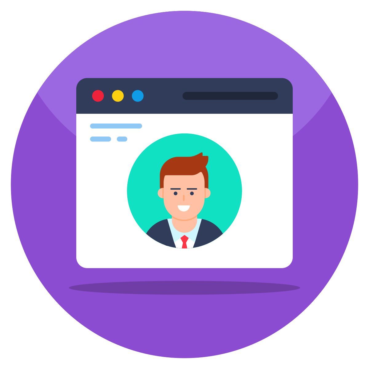 perfil web icon