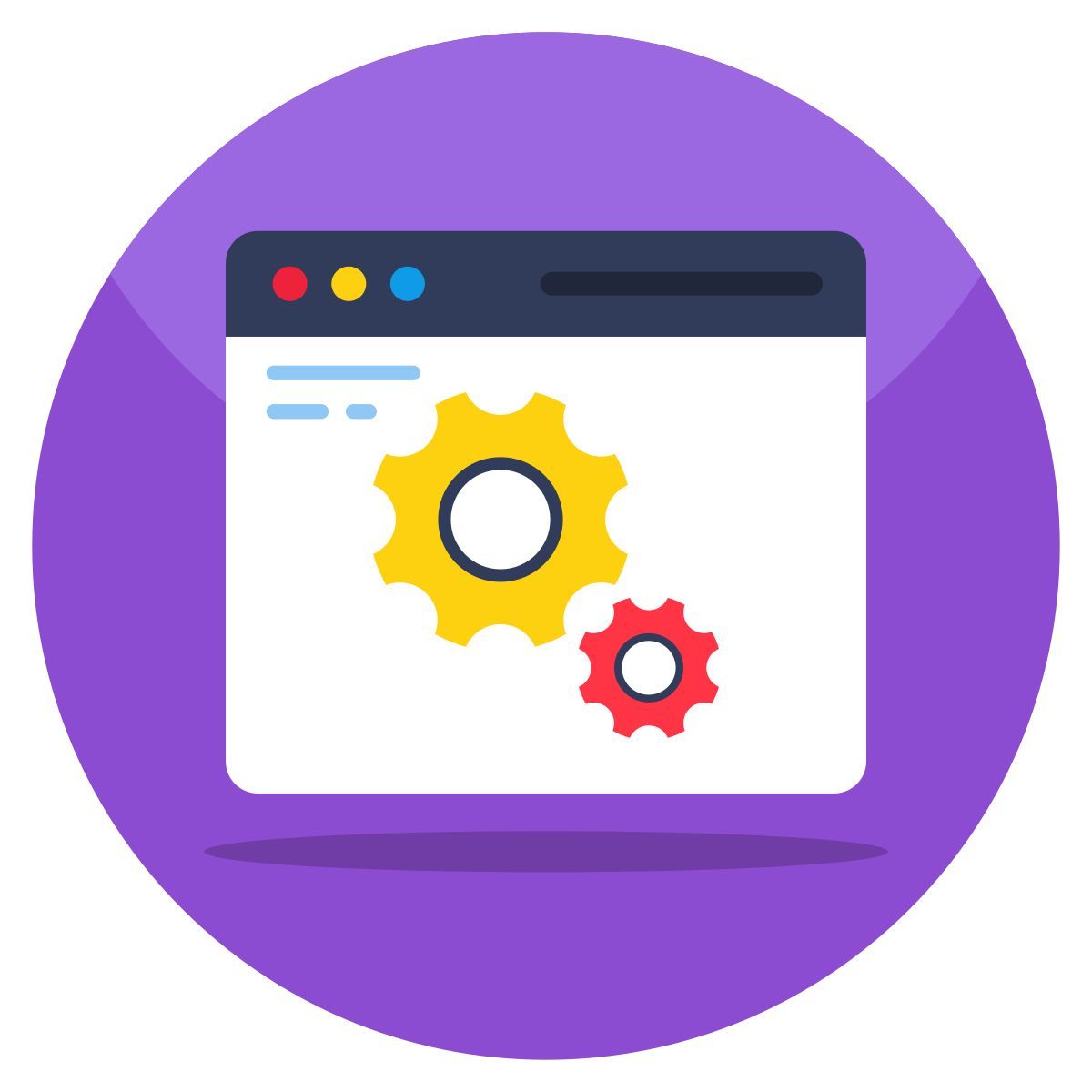 configuración web icon