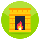 external Bonfire-interior-flat-circular-vectorslab icon