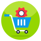 external Commerce-Management-shopping-and-commerce-flat-circular-vectorslab icon