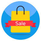 external Shopping-Sale-shopping-and-commerce-flat-circular-vectorslab icon