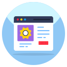 external Web-Setting-business-and-management-flat-circular-vectorslab-2 icon