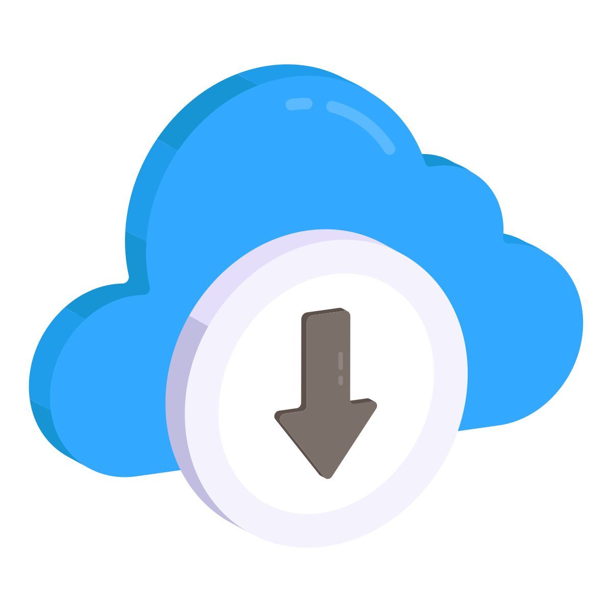 cloud download icon