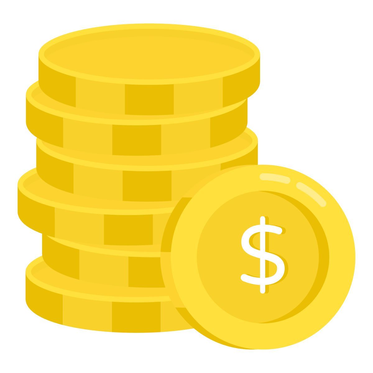 dollar coins icon