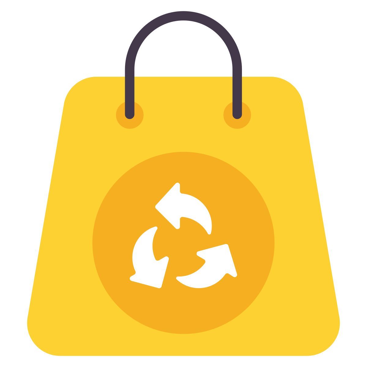 bag recycling icon