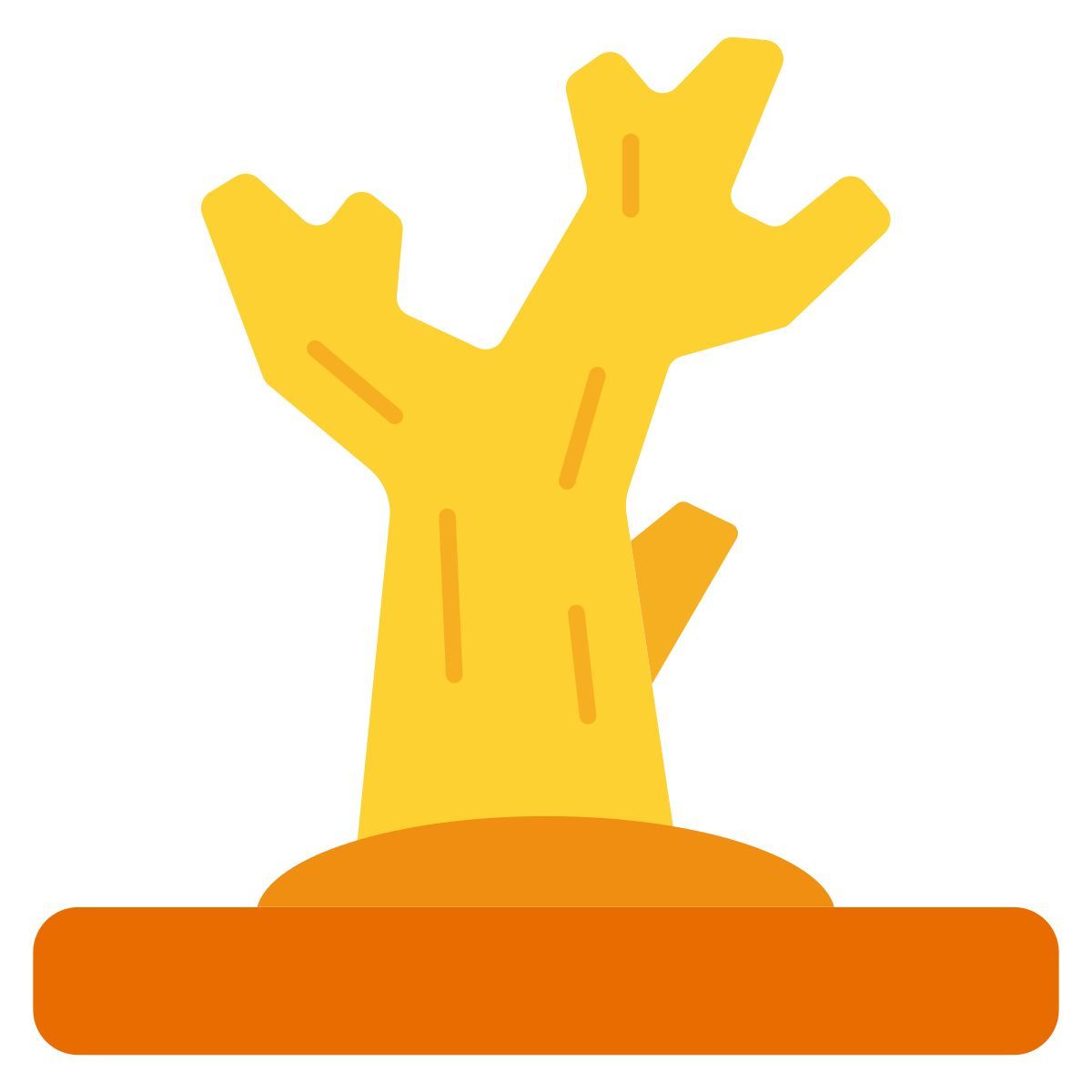 unfruchtbarer baum icon