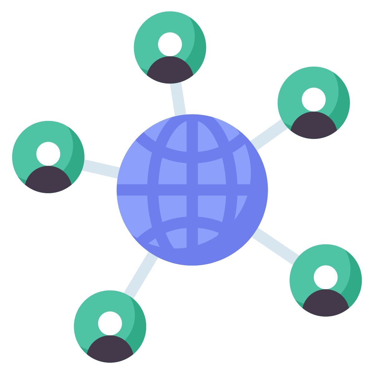 connectivité d'entreprise icon