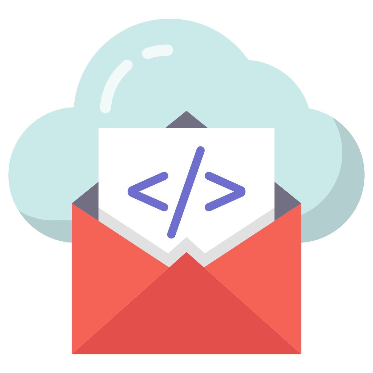 cloud mail icon