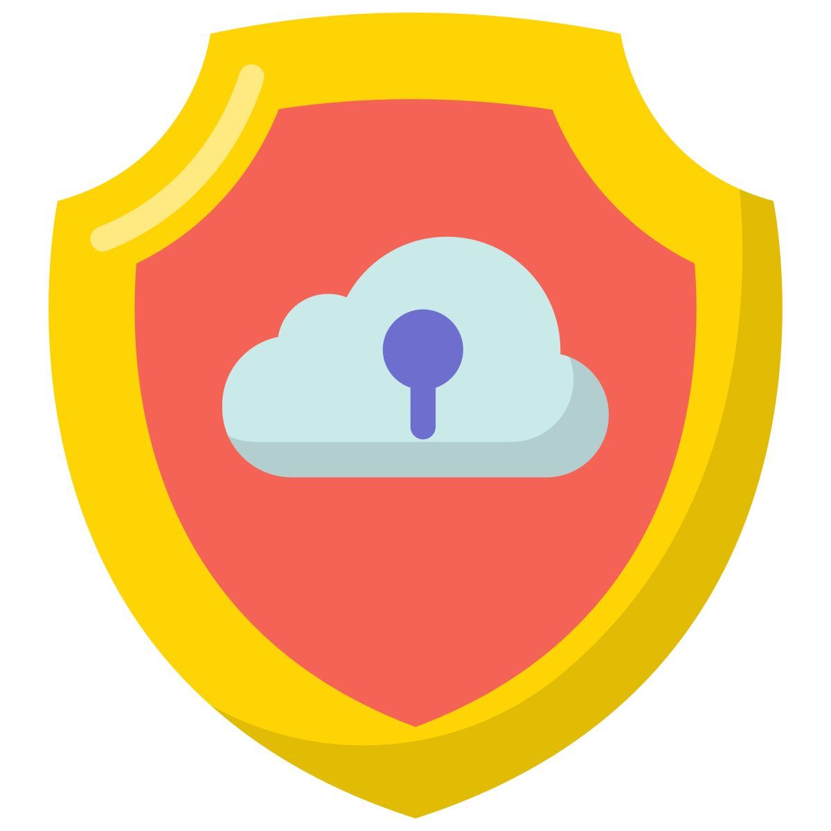 cloud security icon