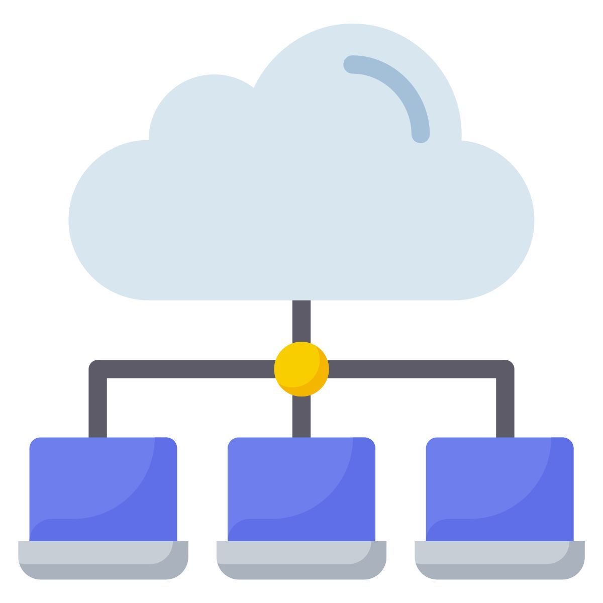 Cloud computing icon