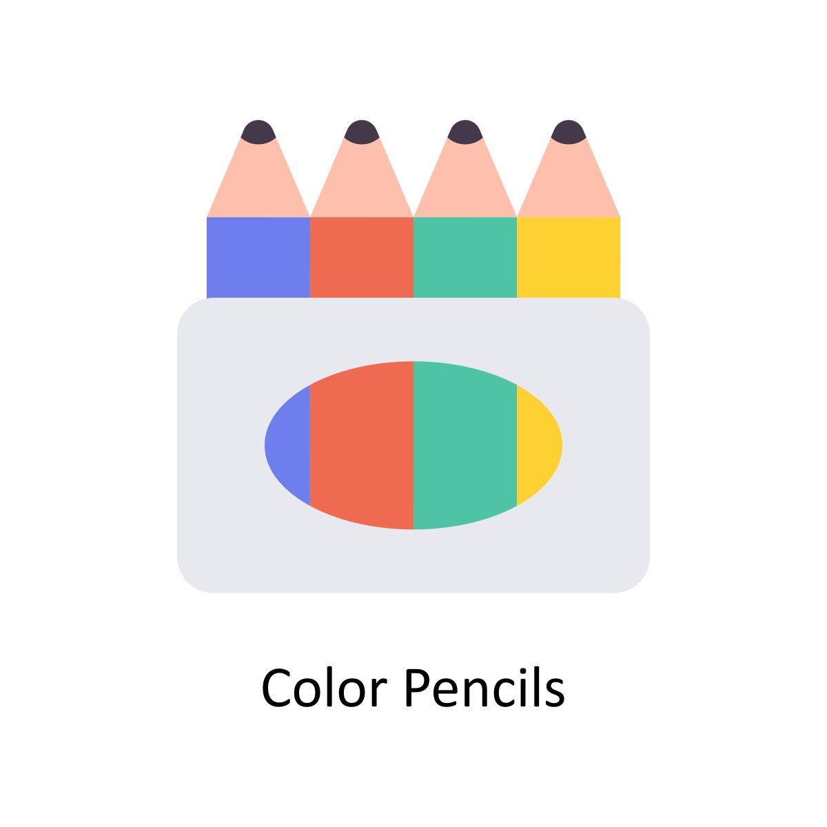 color pencils icon