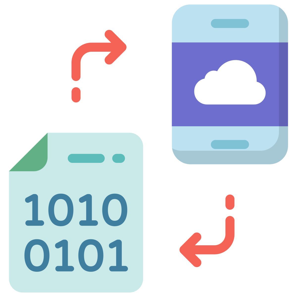 data transfer icon