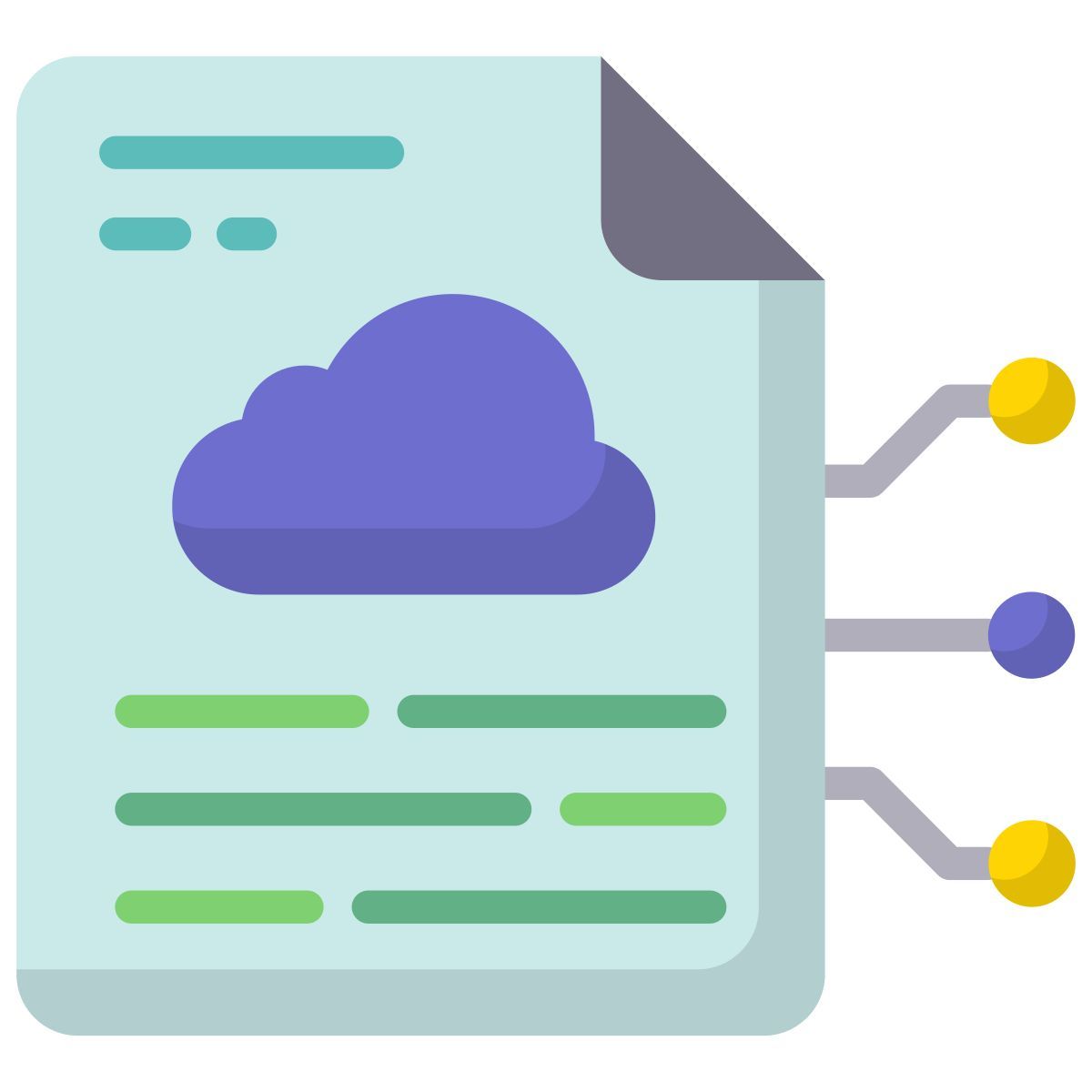 Nube digital icon