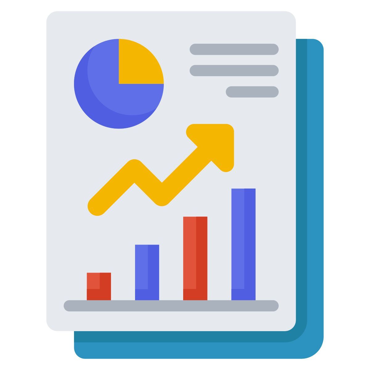 grafico in alto icon