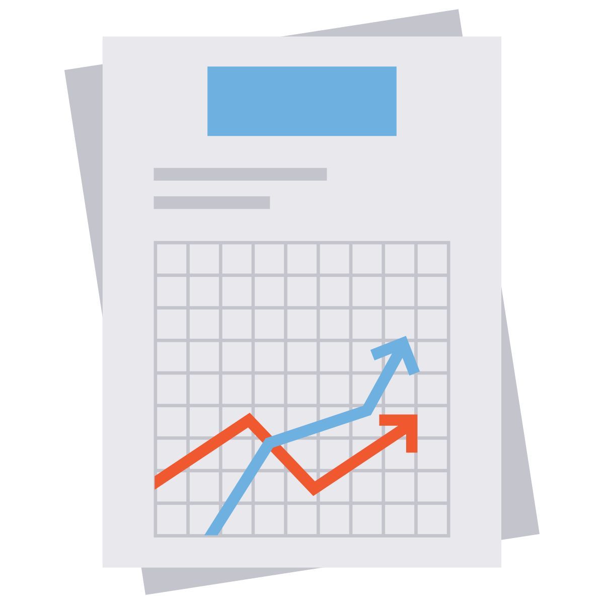 gráfico de cuadrícula icon