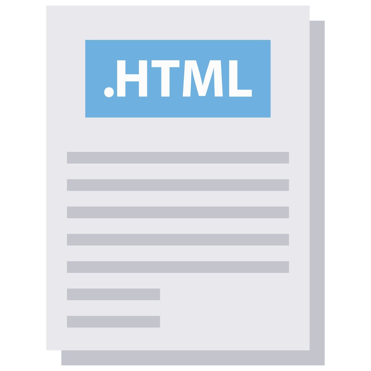 HTML File icon