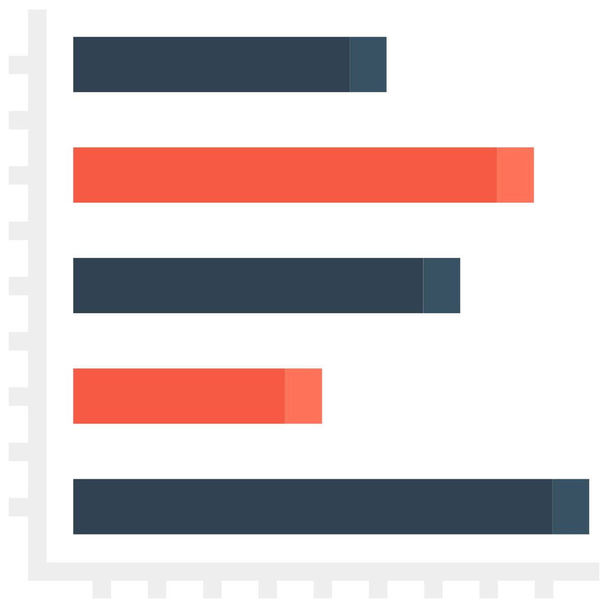 grafico orizzontale icon