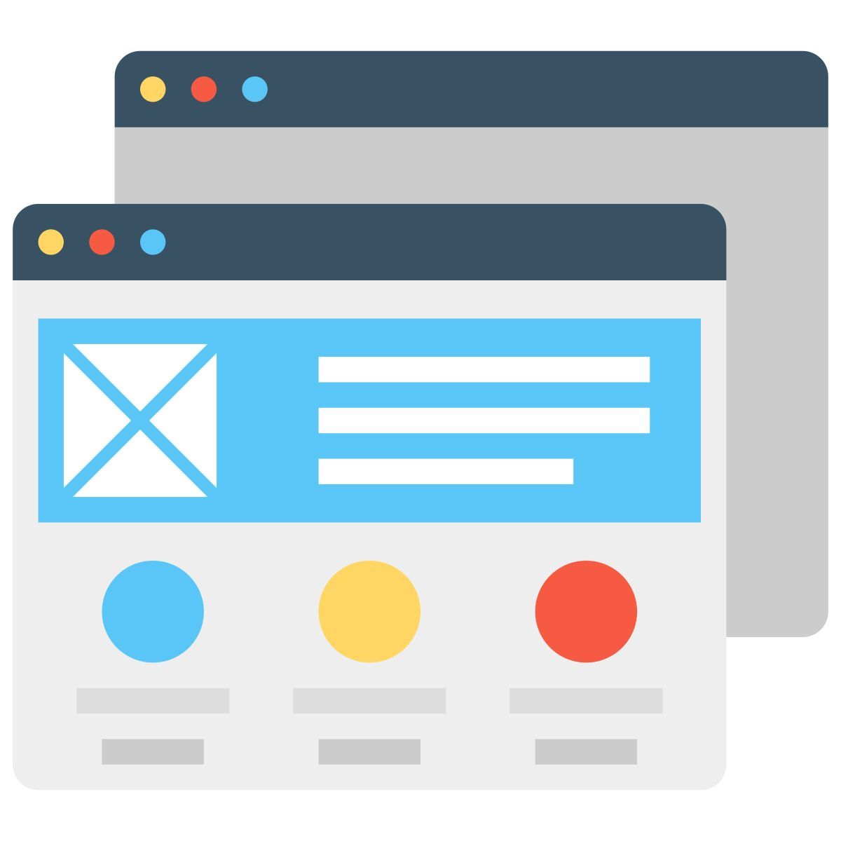 landing pages icon