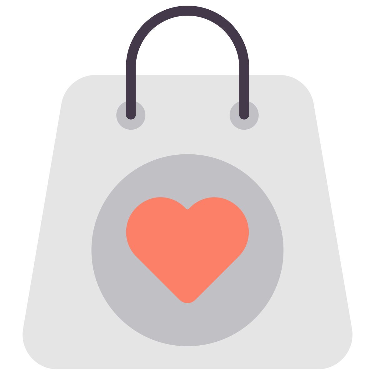 love shopping icon