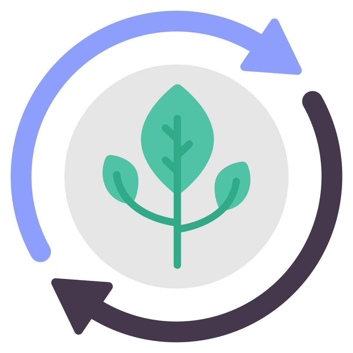 nature recycling icon