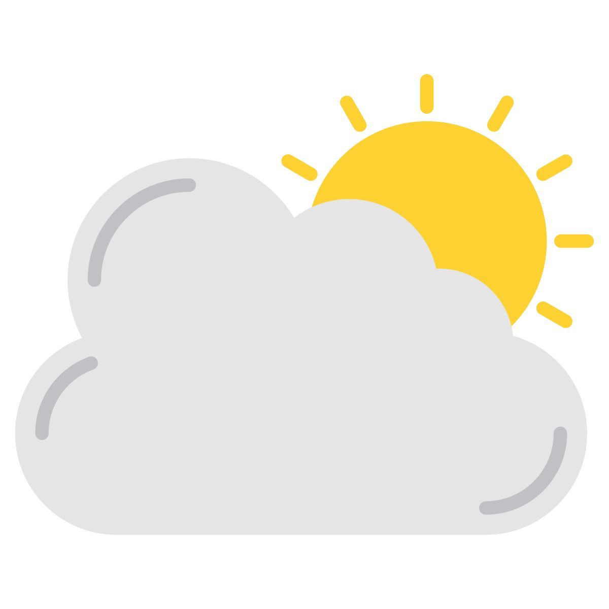 partly cloudy icon