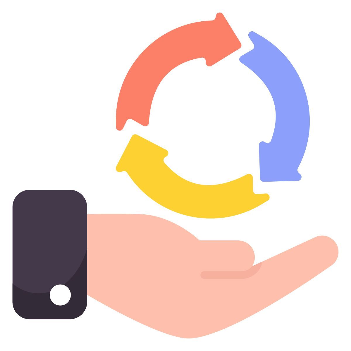 recycle service icon