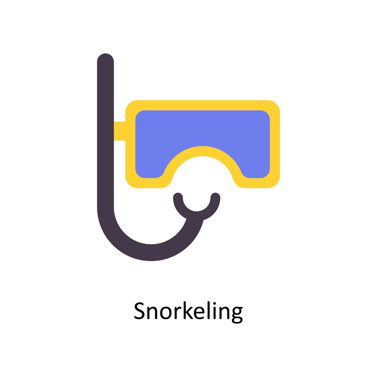 snorkeling icon